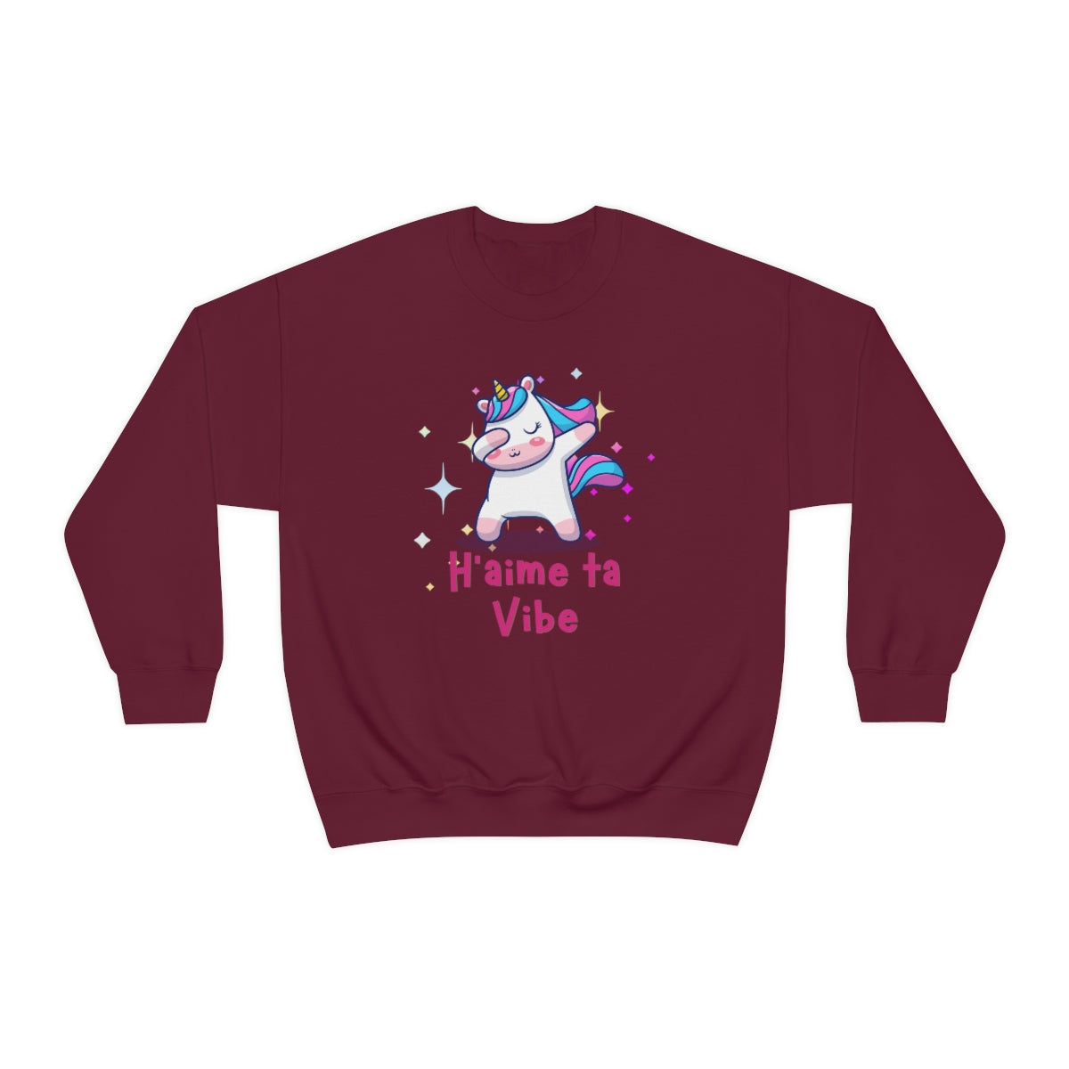 H'AIME TA VIBE   SWEATSHIRT UNISEXE