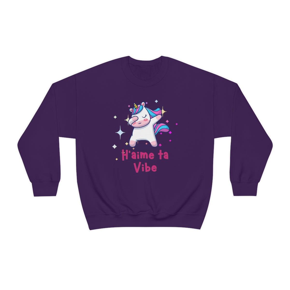 H'AIME TA VIBE   SWEATSHIRT UNISEXE