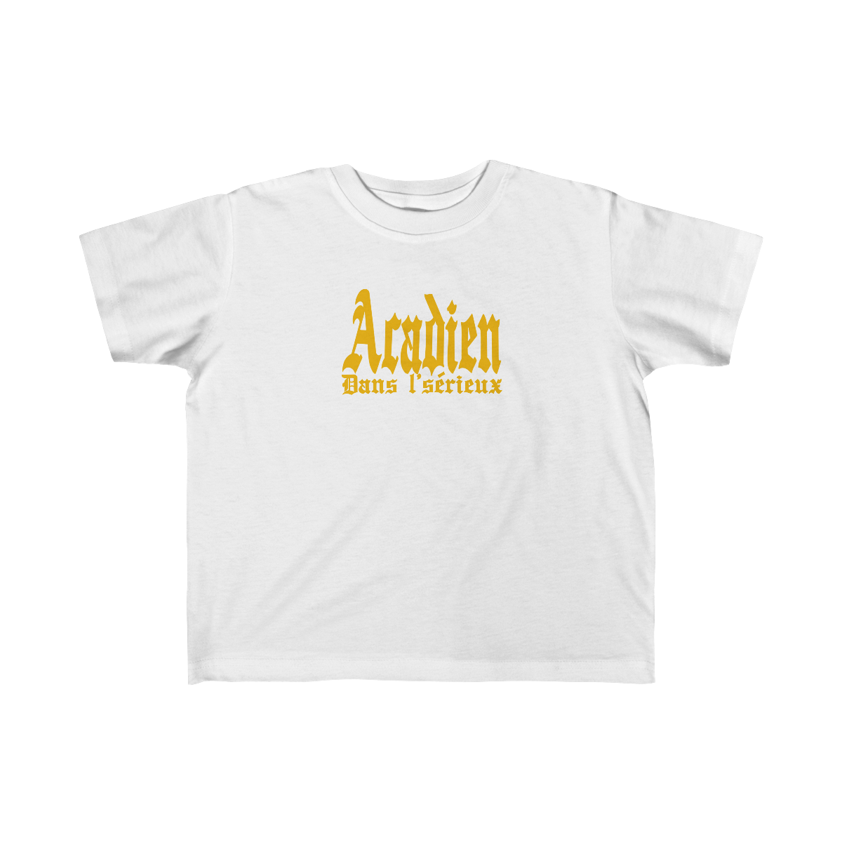 ACADIEN DANS L'SÉRIEUX    T-SHIRT POUR ENFANT