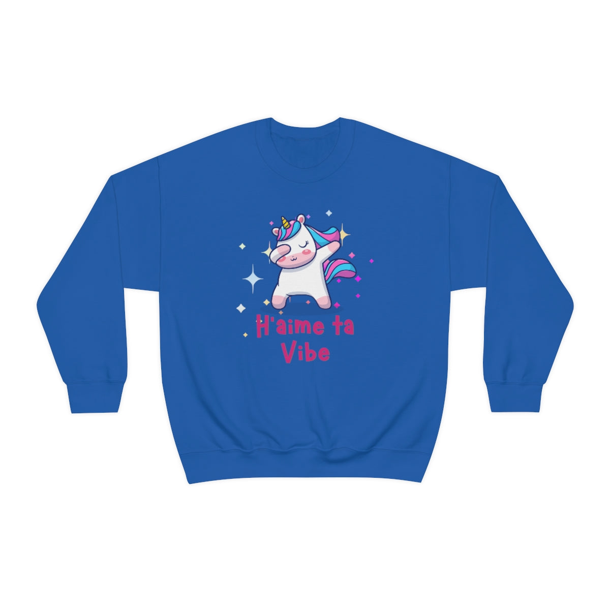 H'AIME TA VIBE   SWEATSHIRT UNISEXE