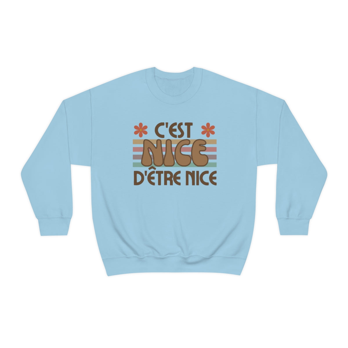 C'EST NICE D'ÊTRE NICE         SWEATSHIRT UNISEXE