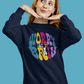 WORRY PAS TA BRAIN    SWEATSHIRT UNISEXE