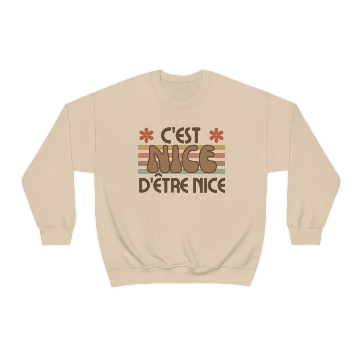 C'EST NICE D'ÊTRE NICE         SWEATSHIRT UNISEXE