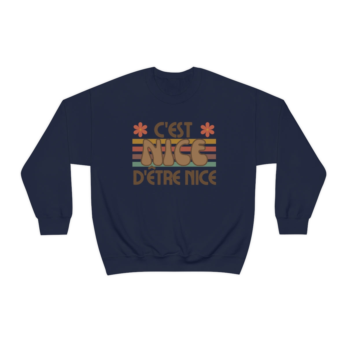 C'EST NICE D'ÊTRE NICE         SWEATSHIRT UNISEXE