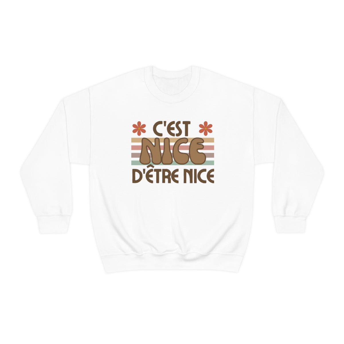 C'EST NICE D'ÊTRE NICE         SWEATSHIRT UNISEXE