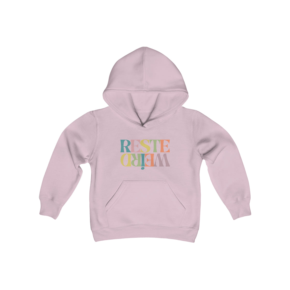 RESTE WEIRD (couleur)   HOODIE - JEUNE