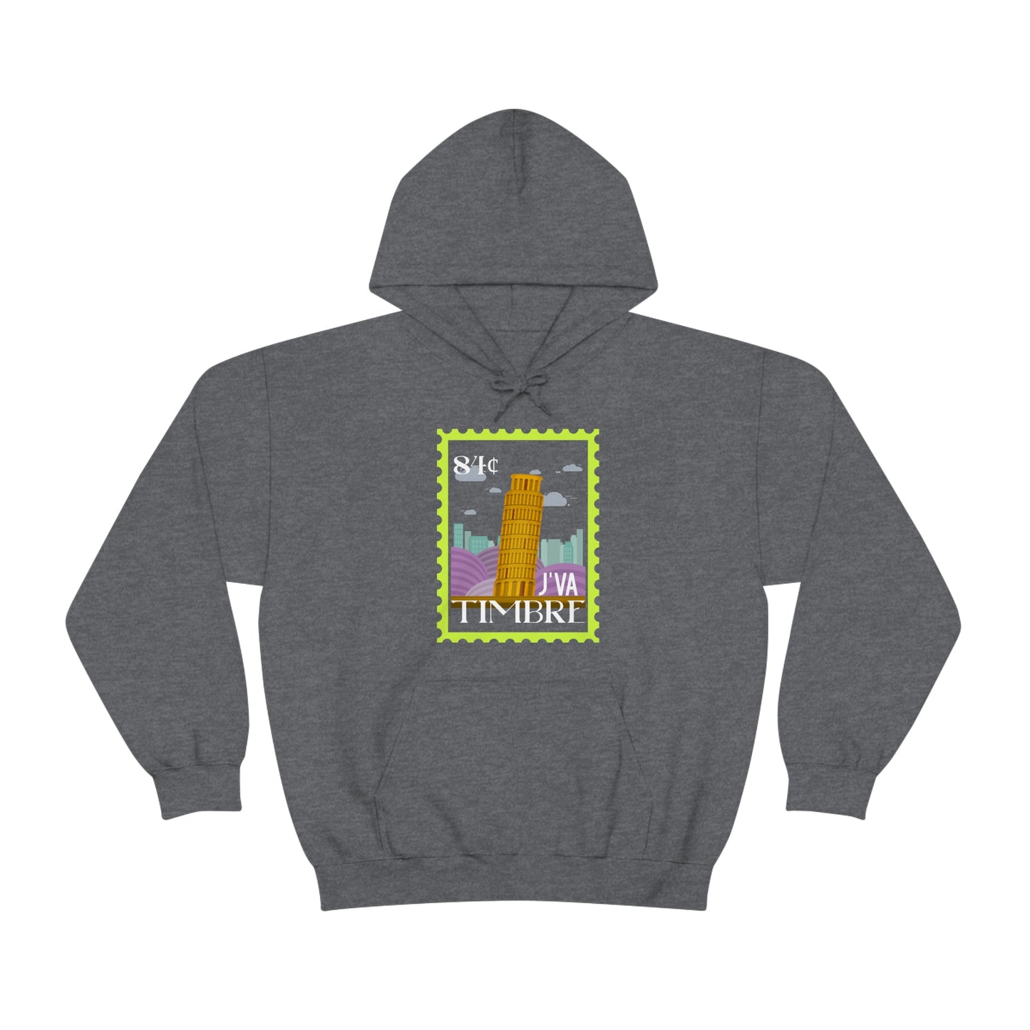 J'VA TIMBRE  HOODIE UNISEXE