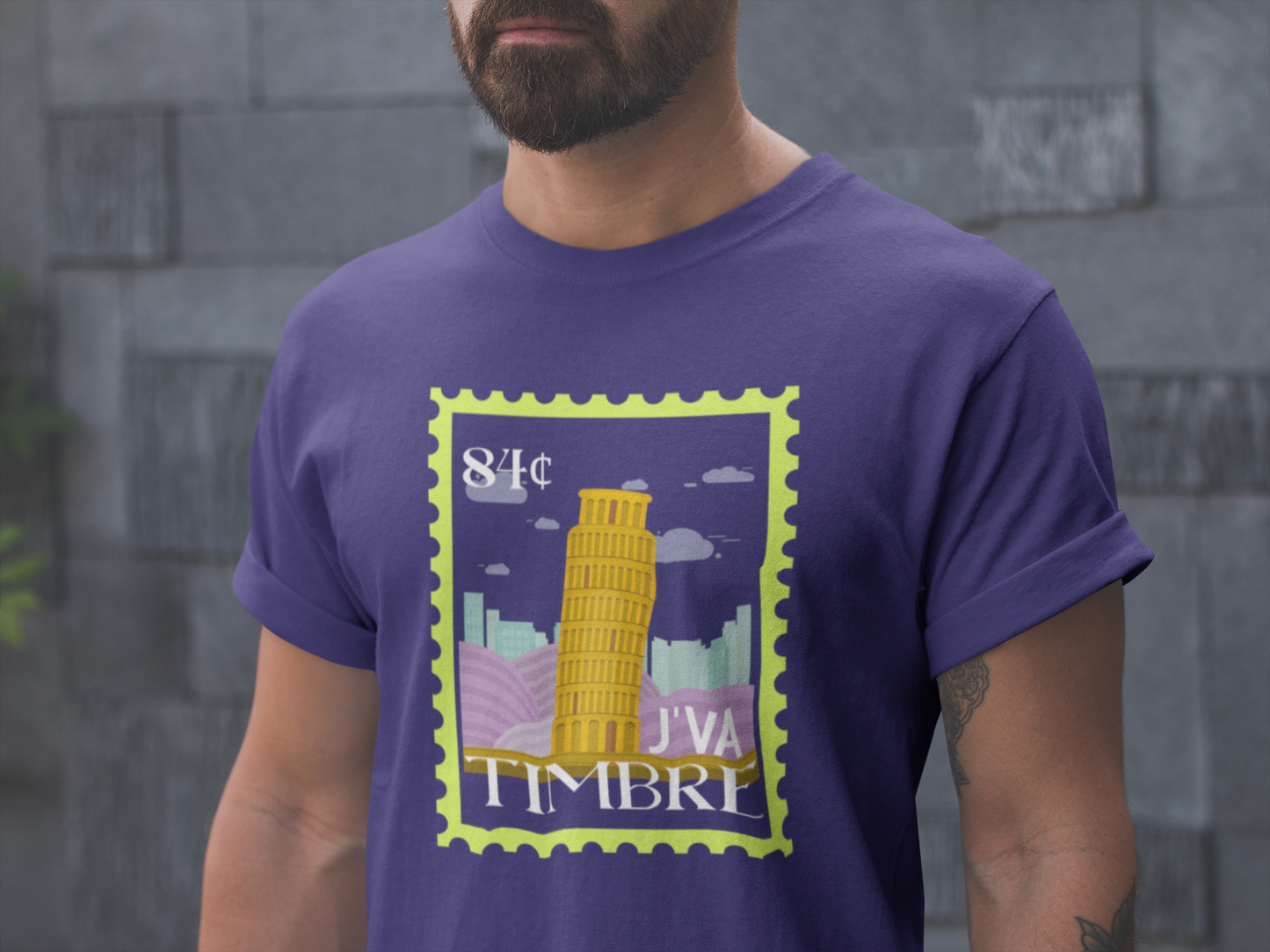 J'VA TIMBRE  T-SHIRT UNISEX