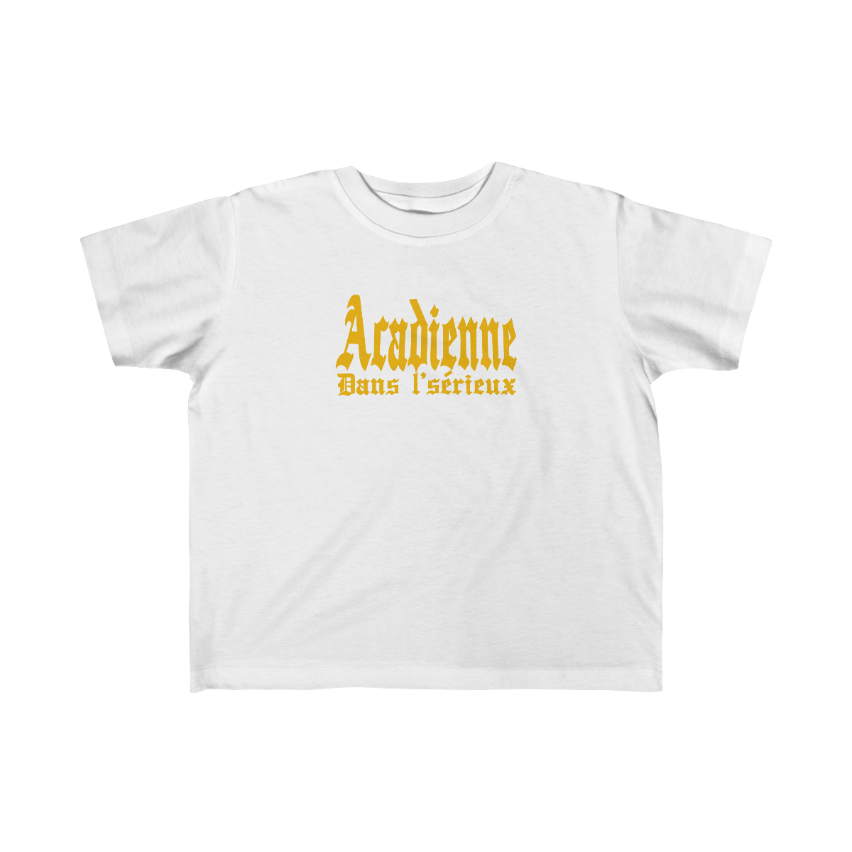 ACADIENNE DANS L'SÉRIEUX    T-SHIRT POUR ENFANT