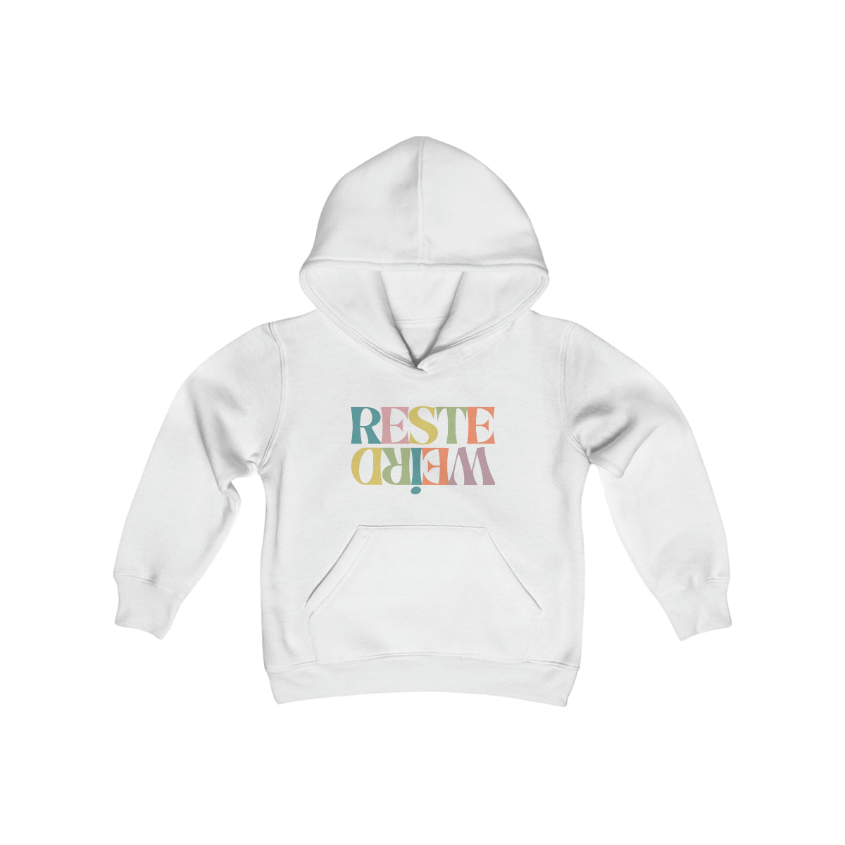 RESTE WEIRD (couleur)   HOODIE - JEUNE