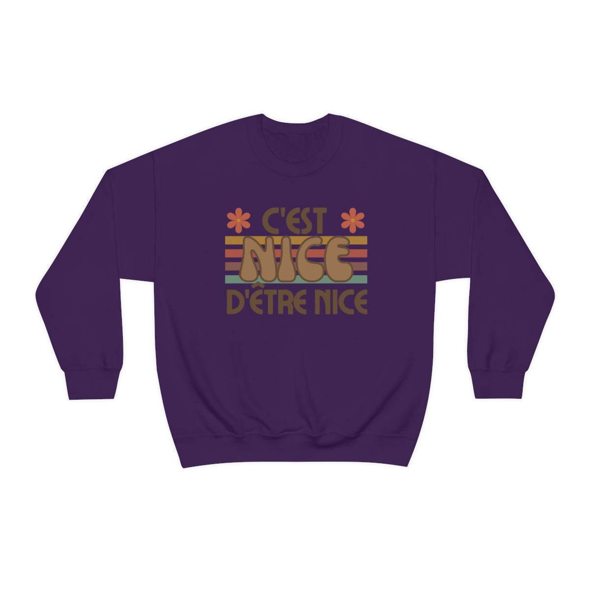 C'EST NICE D'ÊTRE NICE         SWEATSHIRT UNISEXE