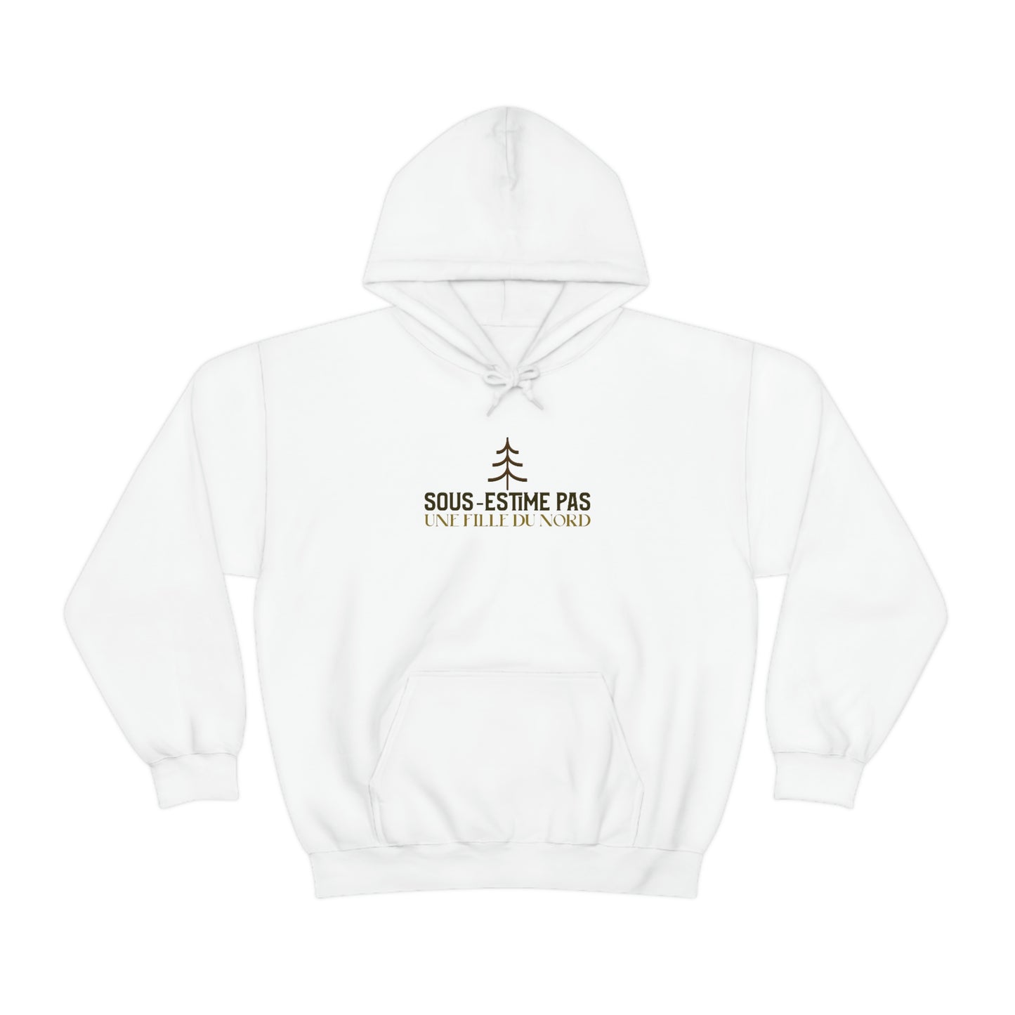 SOUS-ESTIME PAS UNE FILLE DU NORD    HOODIE - UNISEX