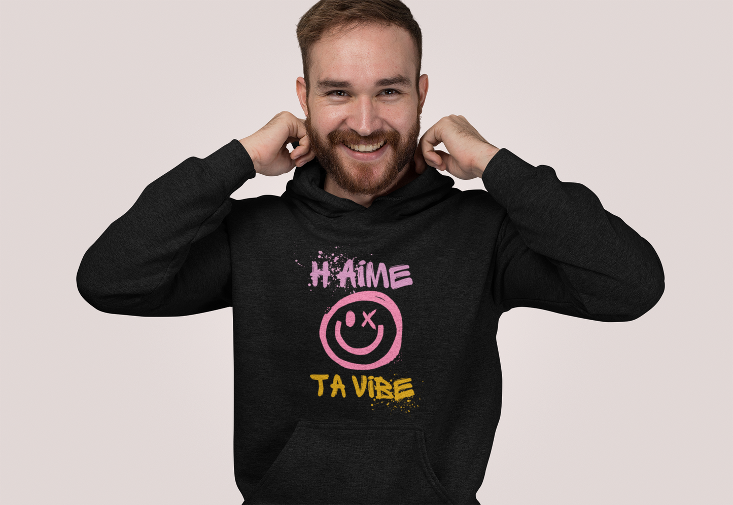 H'AIME TA VIBE   HOODIE - UNISEX