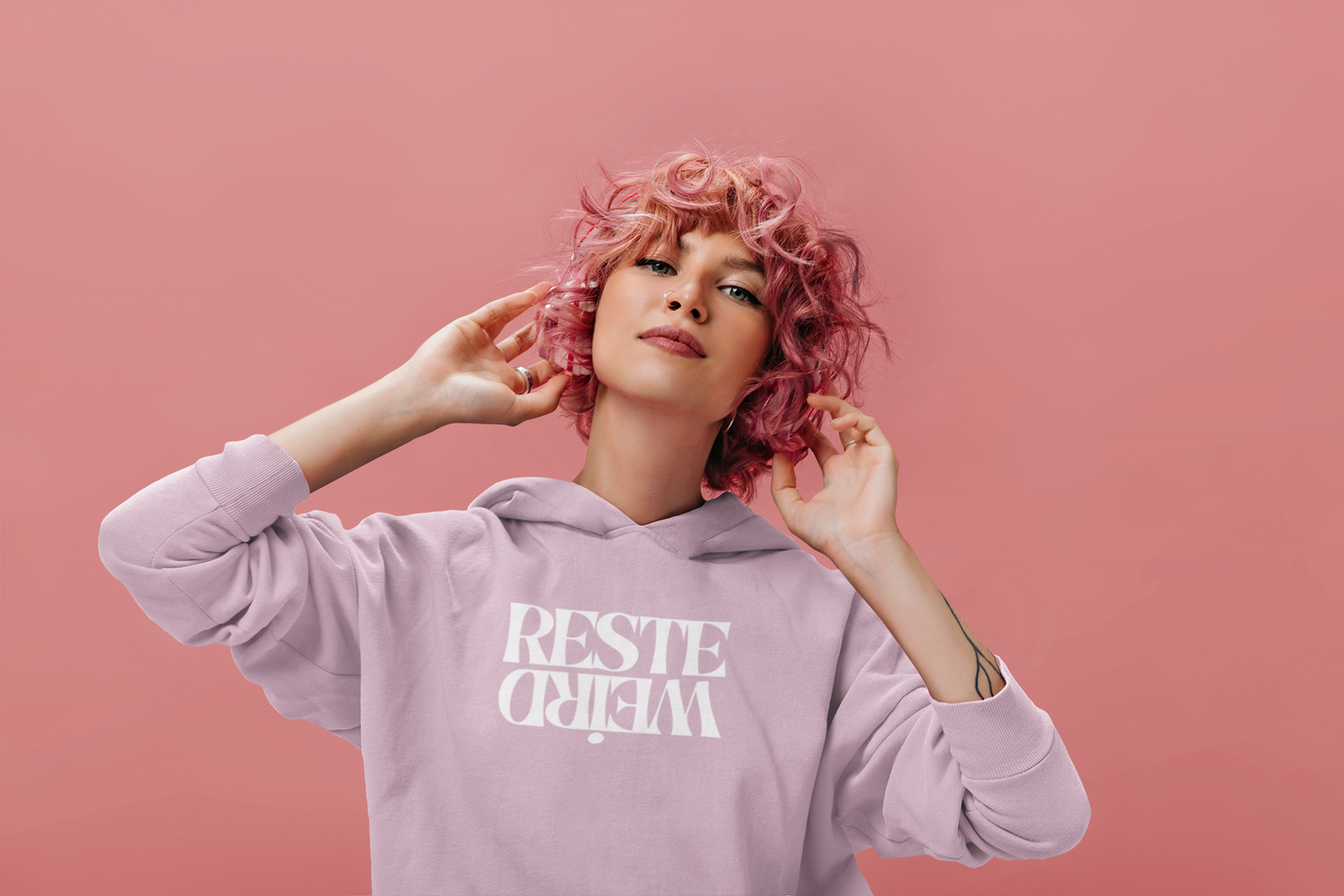 RESTE WEIRD   HOODIE - UNISEX