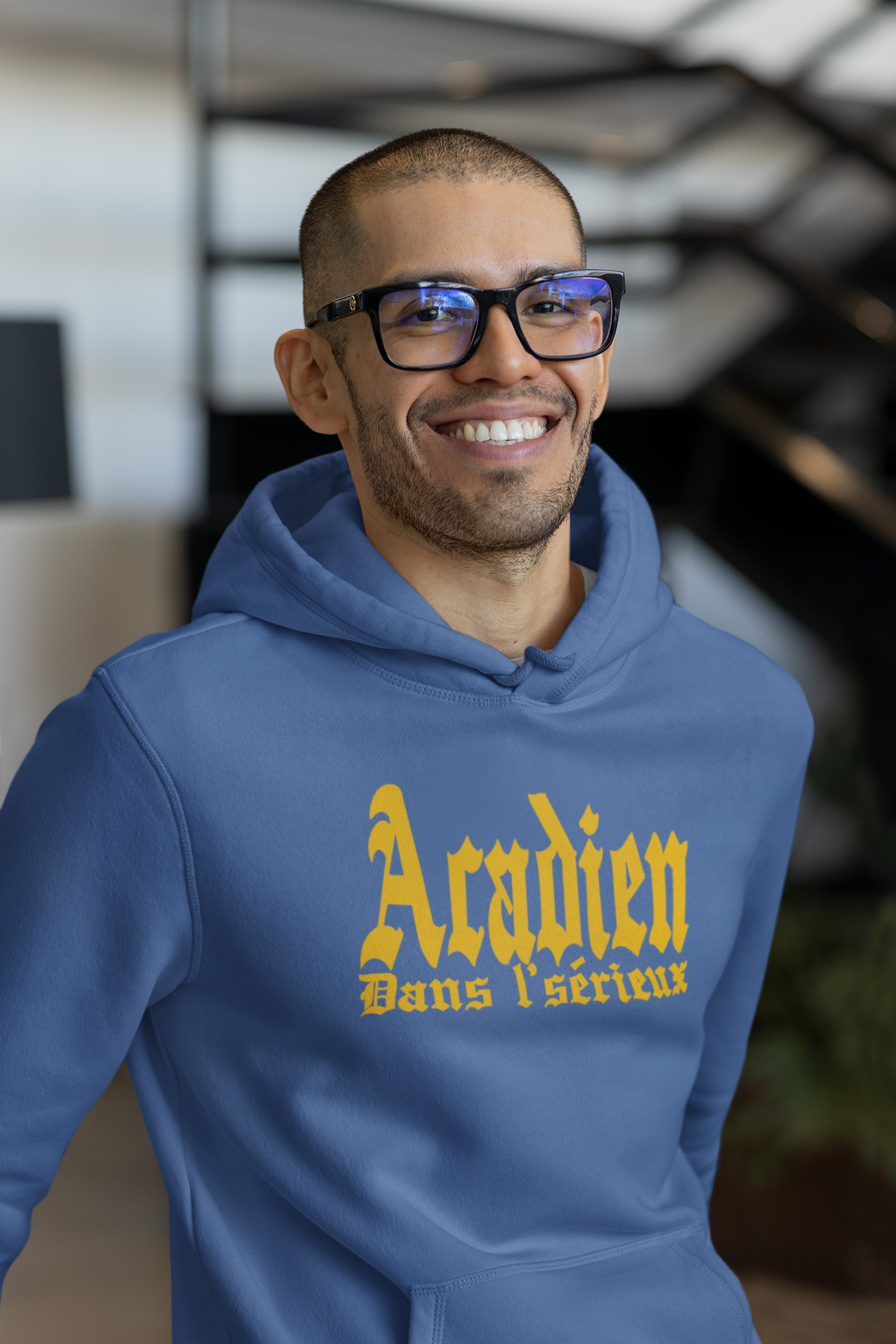 ACADIEN DANS L'SÉRIEUX  HOODIE - UNISEX