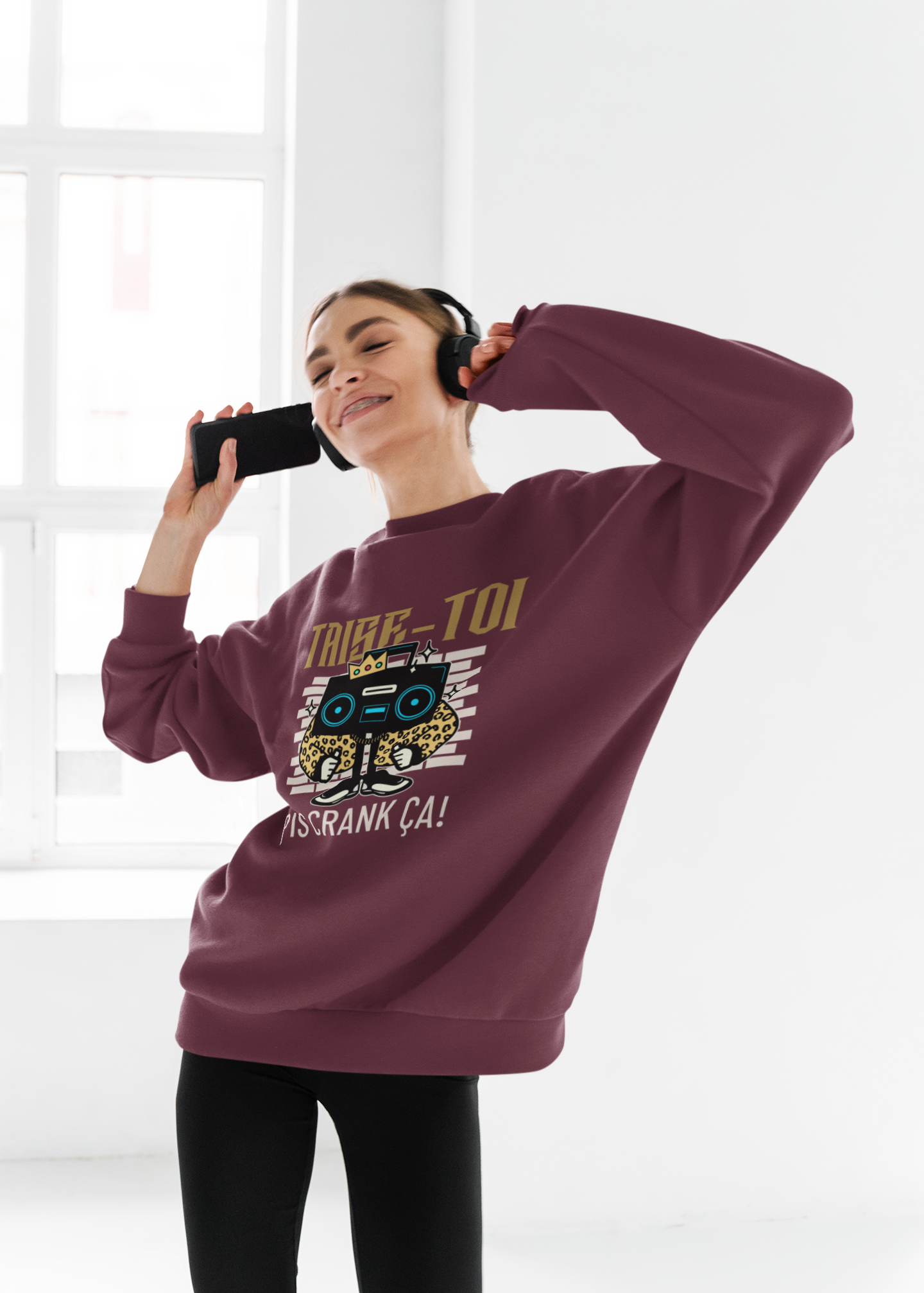 TAISE-TOI PIS CRANK ÇA ! SWEATSHIRT UNISEXE