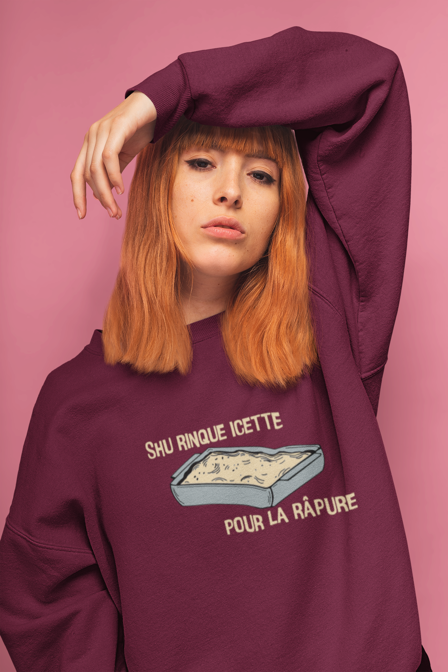 SHU RINQUE ICETTE POUR LA RÂPURE     SWEATSHIRT UNISEXE