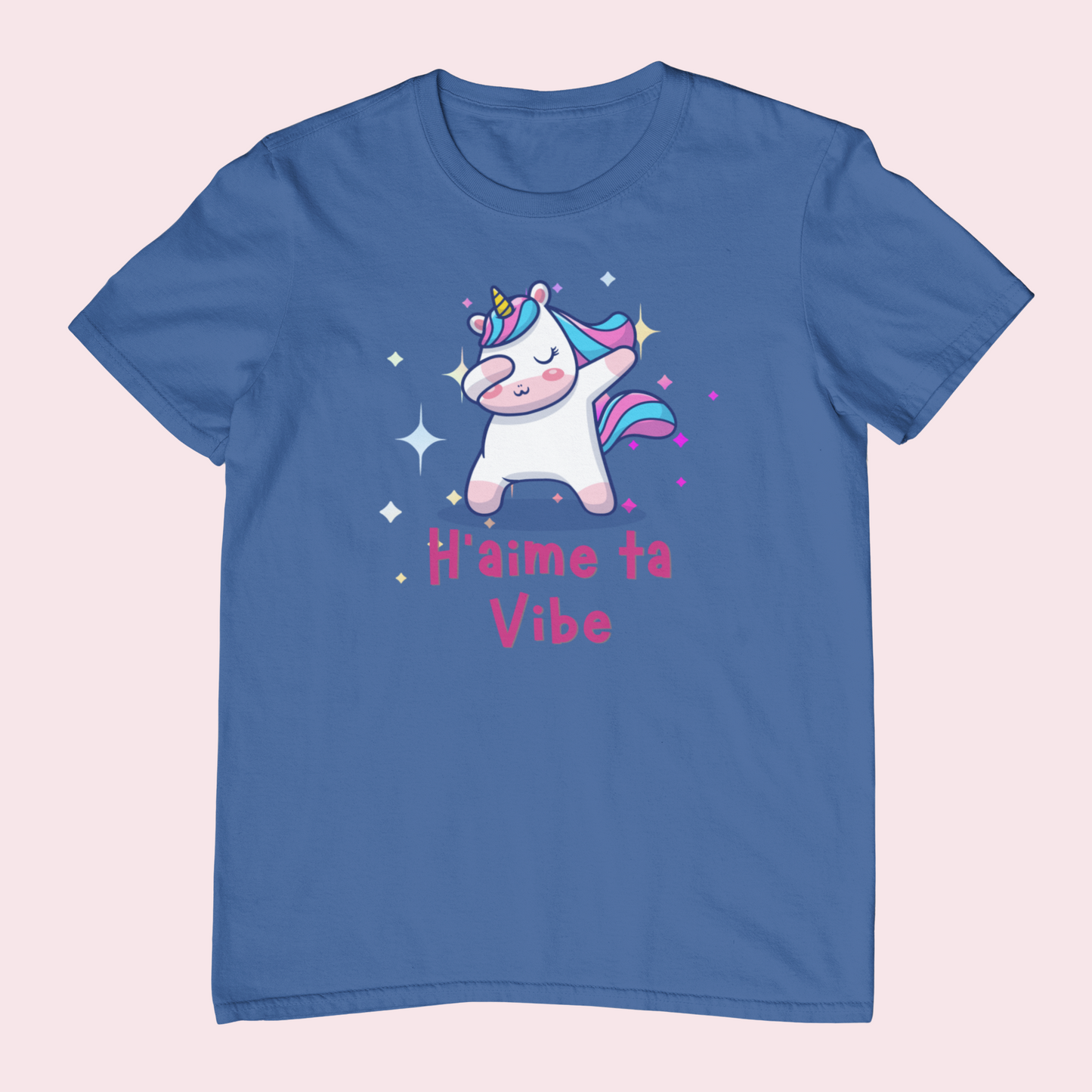 H'AIME TA VIBE, LICORNE - T-SHIRT UNISEXE